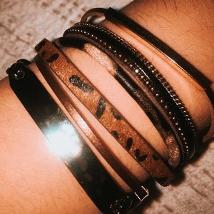 Animal and Rust Bracelet